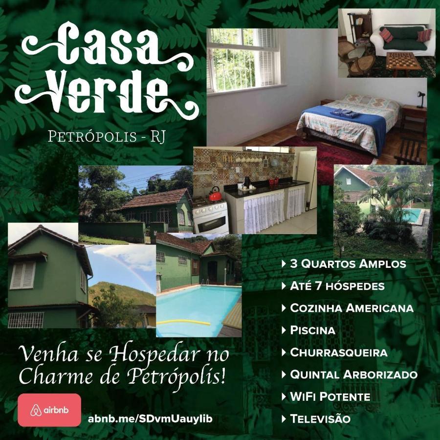 Casa Verde em Petrópolis Hotel Exterior foto